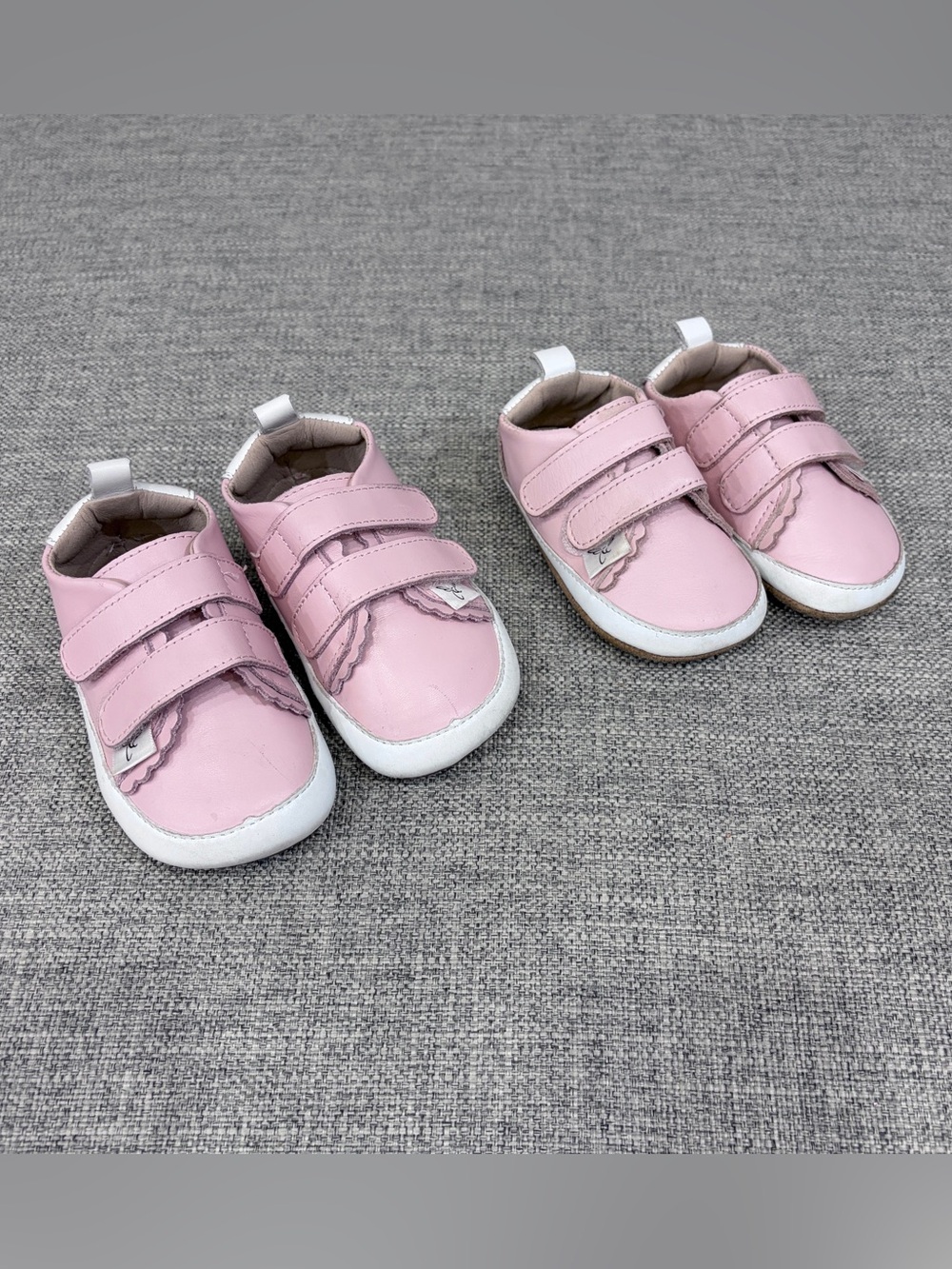 Little Love Bug pink sneakers size 4 and size 5